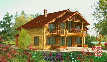 Проекты загородных домов 058