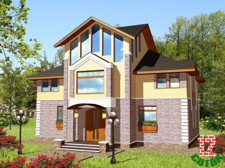 Проекты загородных домов 073