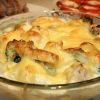 Капуста, запеченная под молочным соусом