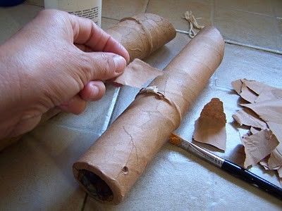 Самодельная музыка из бамбука